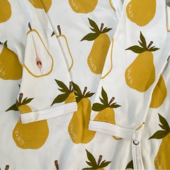 Milkbarn Pear 9-12m Snap Footie - Picture 4 of 5
